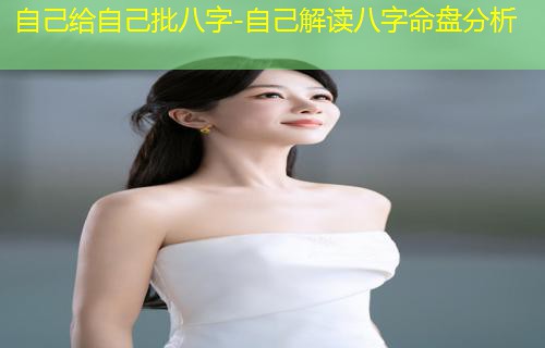  自己给自己批八字-自己解读八字命盘分析