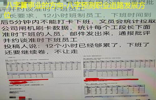  八字算事业的方向-八字预测职业道路发展方位