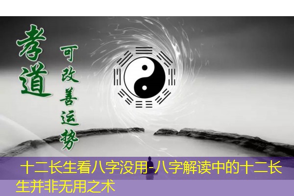  十二长生看八字没用-八字解读中的十二长生并非无用之术