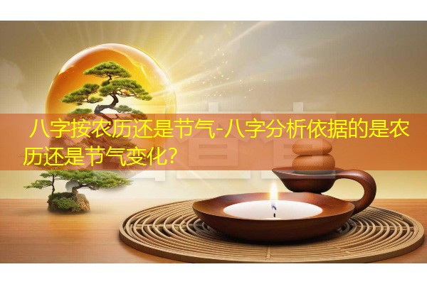  八字按农历还是节气-八字分析依据的是农历还是节气变化？
