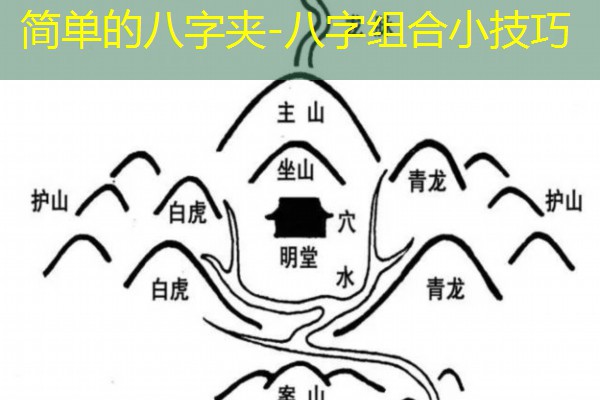  简单的八字夹-八字组合小技巧