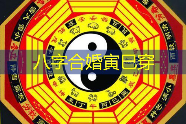  八字合婚寅巳穿