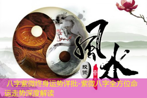  八字紫微终身运势详批-紫微八字全方位命运走势深度解读