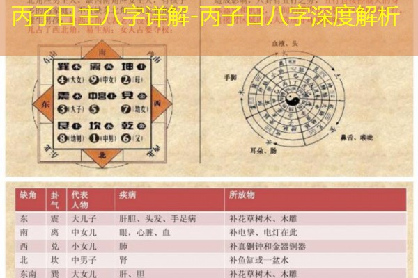  丙子日主八字详解-丙子日八字深度解析