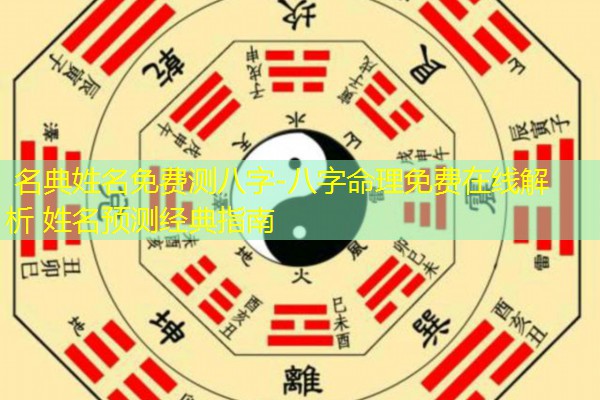  名典姓名免费测八字-八字命理免费在线解析 姓名预测经典指南