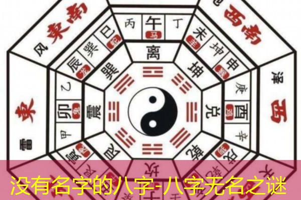  没有名字的八字-八字无名之谜