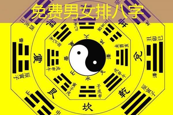  免费男女排八字
