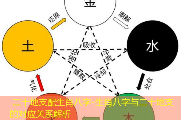  二十地支配生肖八字-生肖八字与二十地支的对应关系解析