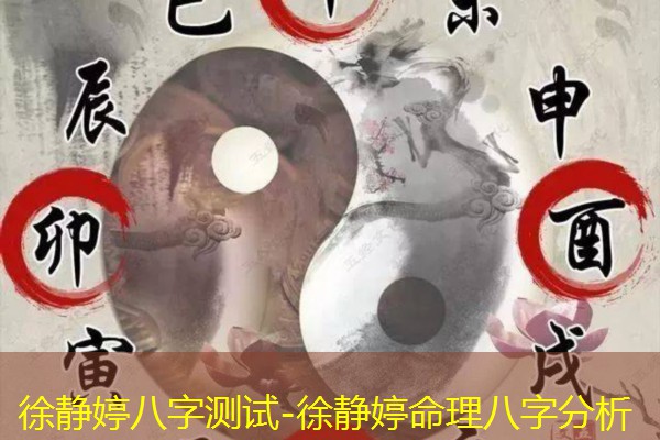  徐静婷八字测试-徐静婷命理八字分析