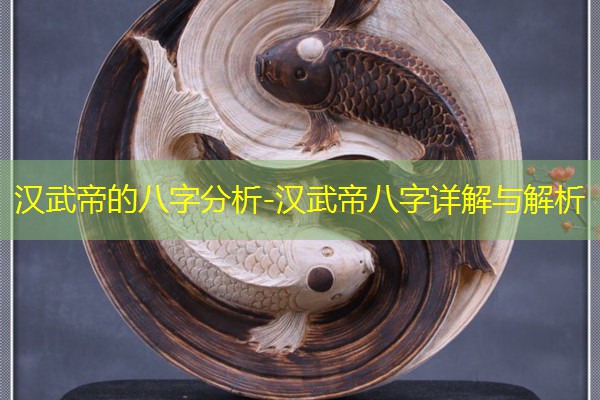  汉武帝的八字分析-汉武帝八字详解与解析
