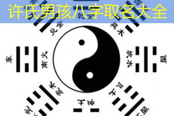  许氏男孩八字取名大全