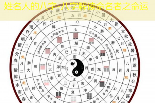  姓名人的八字-八字解读命名者之命运