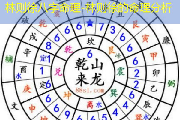  林则徐八字命理-林则徐的命理分析