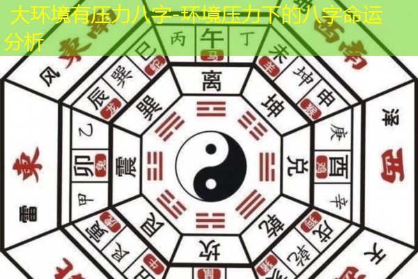  大环境有压力八字-环境压力下的八字命运分析