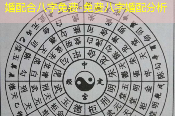  婚配合八字免费-免费八字婚配分析