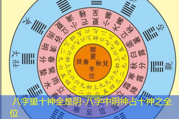  八字里十神全是阴-八字中阴神占十神之全位