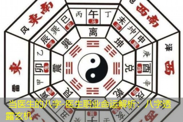  当医生的八字-医生职业命运解析：八字透露玄机