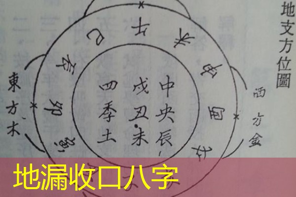  地漏收口八字