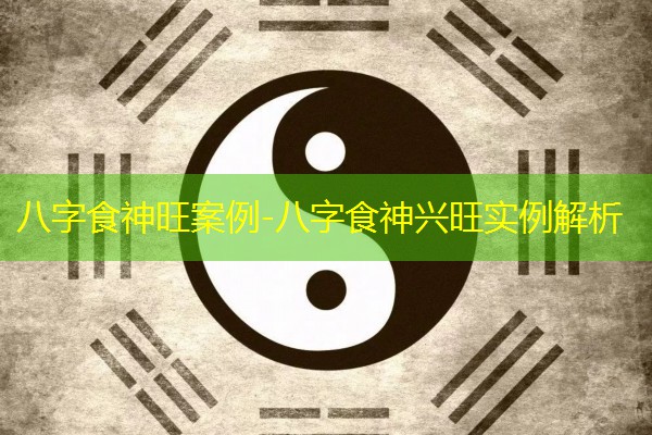  八字食神旺案例-八字食神兴旺实例解析