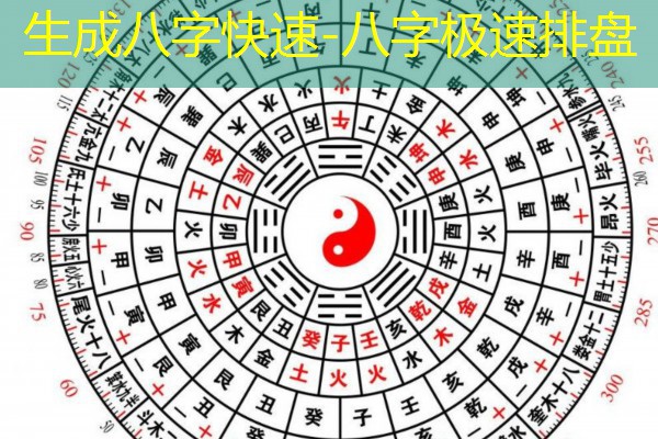  生成八字快速-八字极速排盘