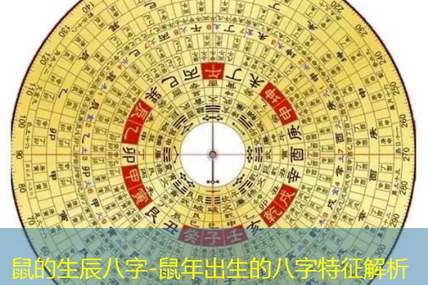  鼠的生辰八字-鼠年出生的八字特征解析