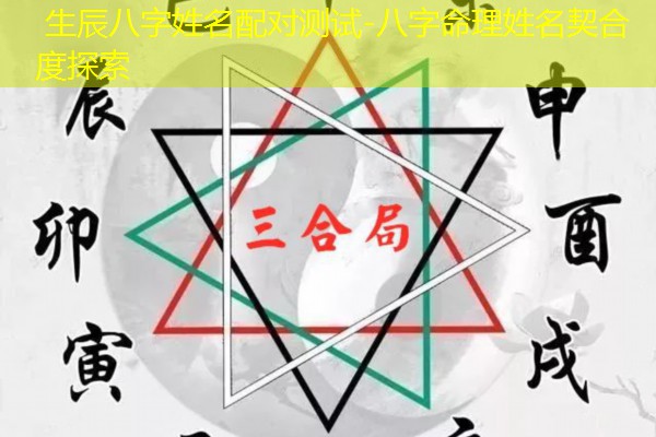  生辰八字姓名配对测试-八字命理姓名契合度探索