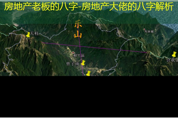  房地产老板的八字-房地产大佬的八字解析