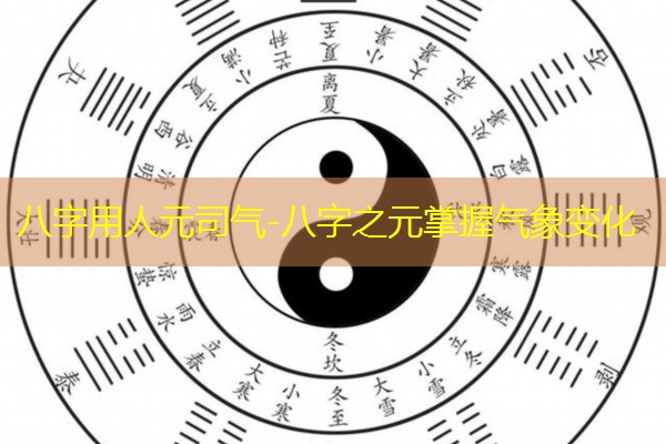  八字用人元司气-八字之元掌握气象变化