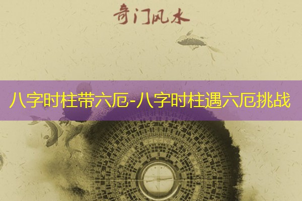  八字时柱带六厄-八字时柱遇六厄挑战