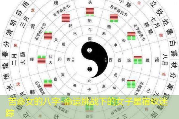  苦命女的八字-命运挑战下的女子星宿纹迷踪