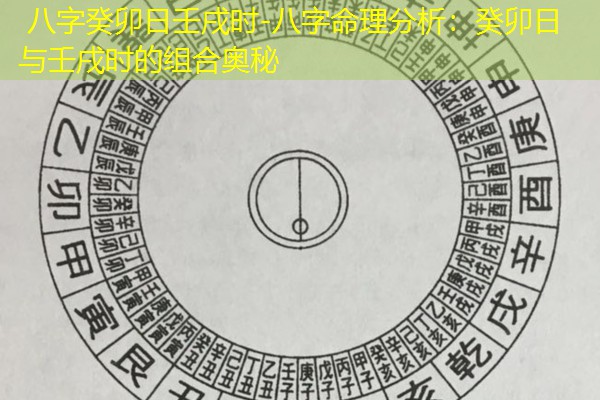  八字癸卯日壬戌时-八字命理分析：癸卯日与壬戌时的组合奥秘