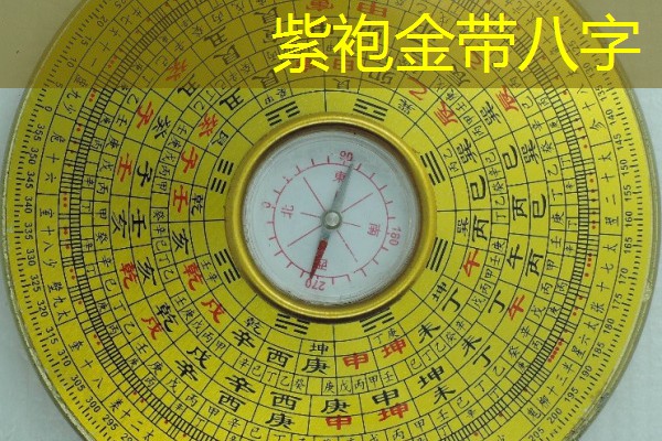  紫袍金带八字