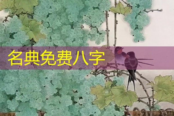  名典免费八字