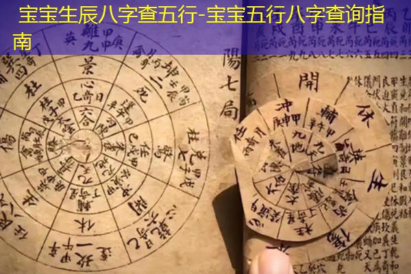  宝宝生辰八字查五行-宝宝五行八字查询指南