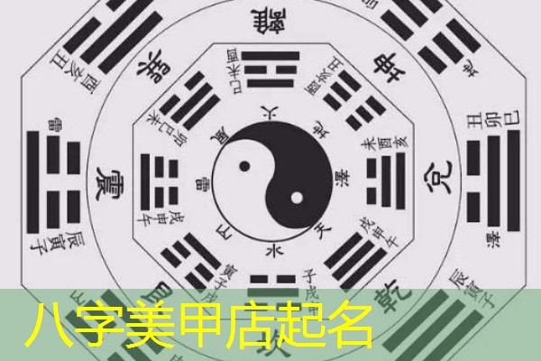  八字美甲店起名