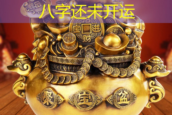  八字还未开运
