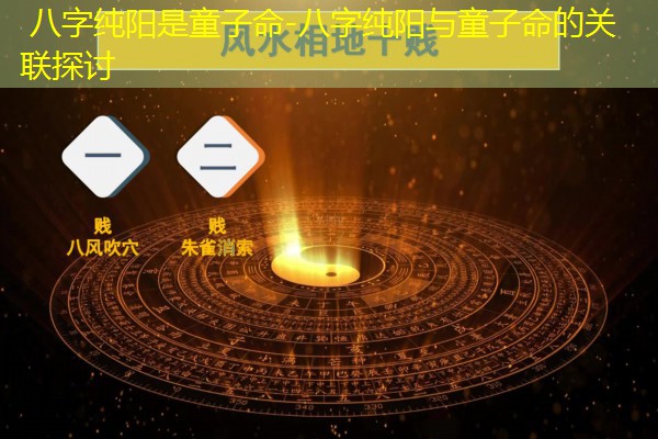  八字纯阳是童子命-八字纯阳与童子命的关联探讨