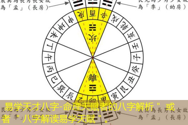  易学天才八字-命理天赋者的八字解析＂ 或者 ＂八字解读易学天赋＂。