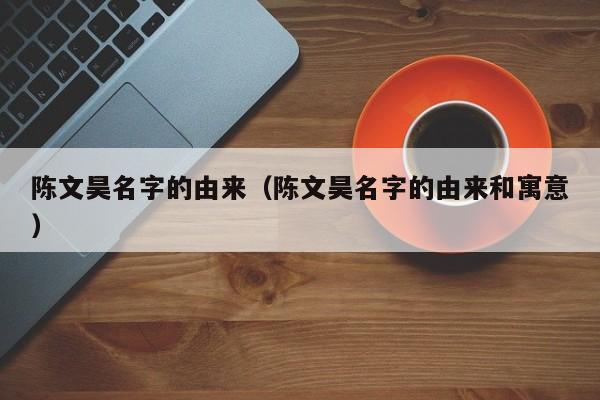 陈文昊名字的由来（陈文昊名字的由来和寓意）